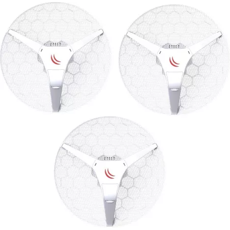 MikroTik LHG 5 (5GHz Outdoor grid CPE) - 3 Pack - MiRO Distribution