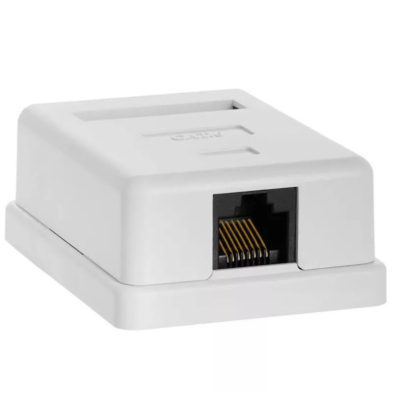 CAT6 Wall Box - Single RJ45