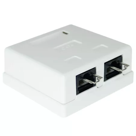 CAT6 Wall Box - Dual RJ45