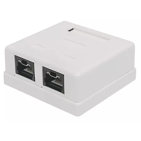 CAT6 Wall Box - Dual RJ45