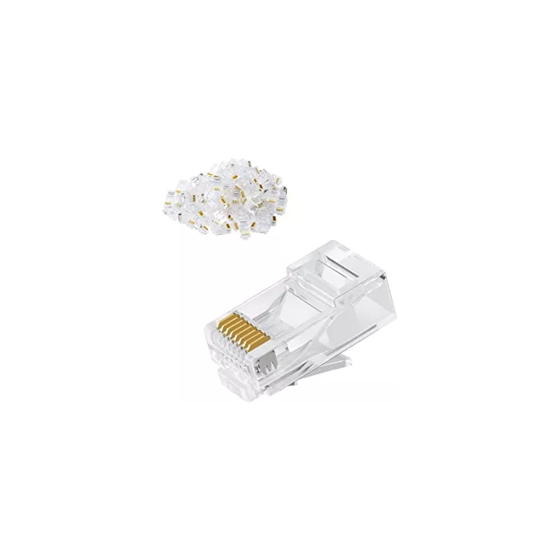 Acconet CAT6 RJ45 Connectors, Stranded/Solid Core, 50 Pack