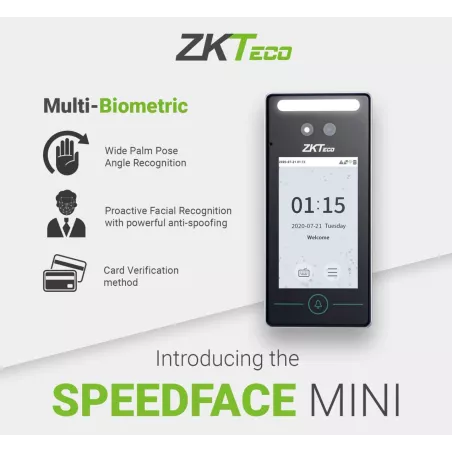 ZKTeco SpeedFace Mini - MiRO Distribution