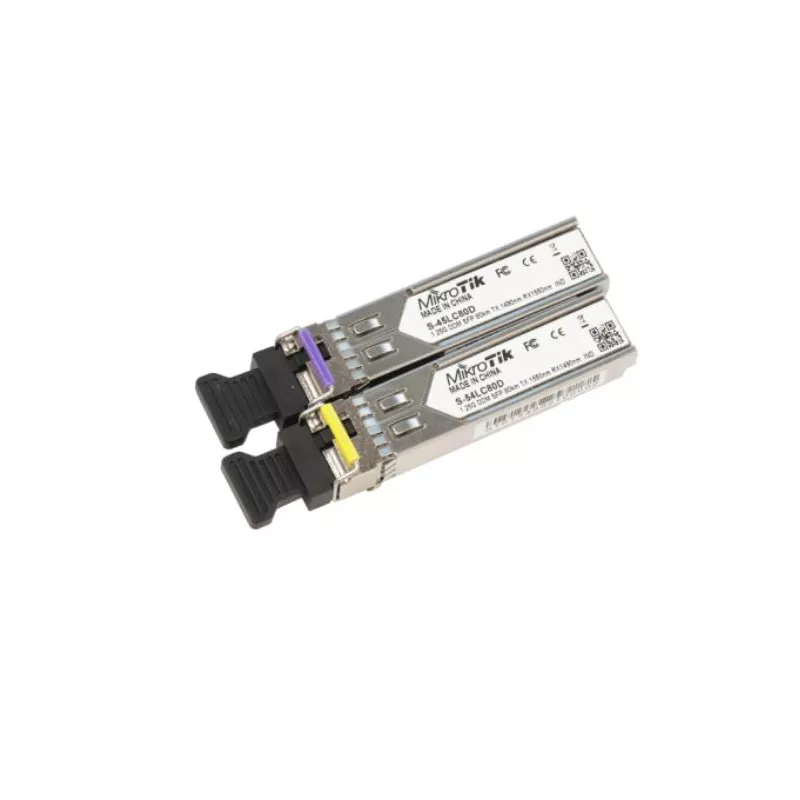 MikroTik Single-Mode SFP Module 80Km Dual LC-Connector - MiRO Distribution