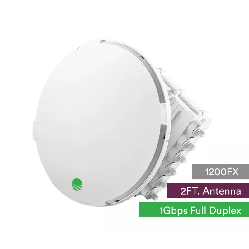 Siklu E-Band (80GHz) PTP link FDD 1Gbps. 2ft EXT antenna