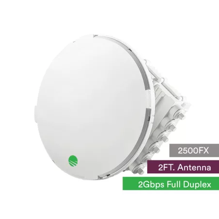 Siklu E-Band (80GHz) PTP link FDD 2Gbps. 2ft EXT antenna