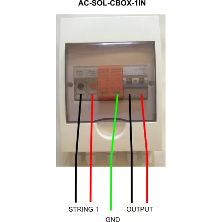 Acconet 250V Protection Box 1 Input 1 Outputs 50A Isolator 10A fuses