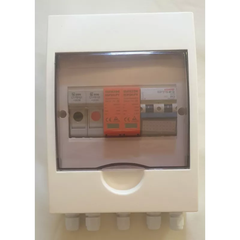 Acconet 250V Protection Box 1 Input 1 Outputs 50A Isolator 10A fuses