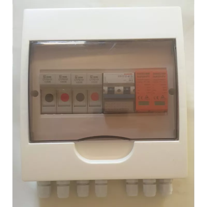 Acconet 250V Protection Box 2 Inputs 1 Outputs 50A Isolator 10A fuses