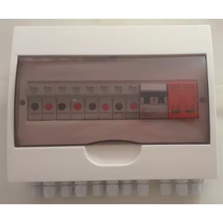 Acconet 250V Protection Box 4 Inputs 1 Outputs 50A Isolator 10A fuses