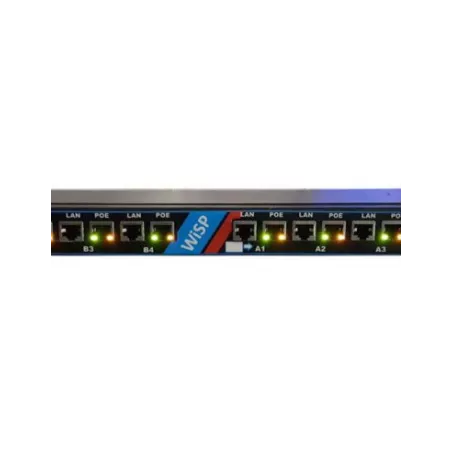 8 Channel Gigabit POE Injector with a Remote Management Ethernet Port - MiRO Distribution