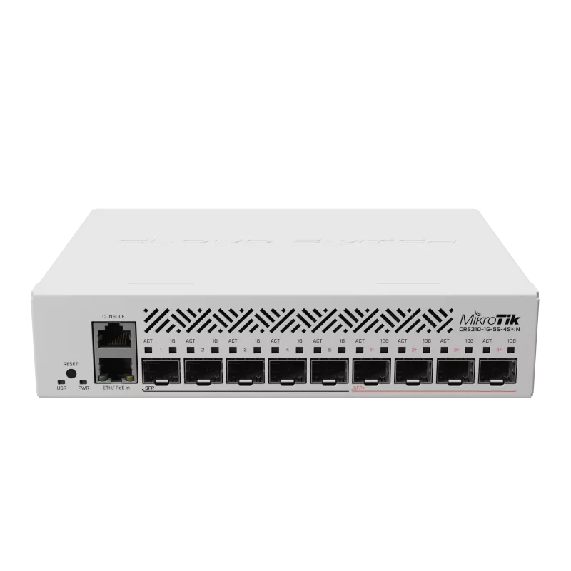 MikroTik CRS310-1G-5S-4S+IN - MiRO Distribution