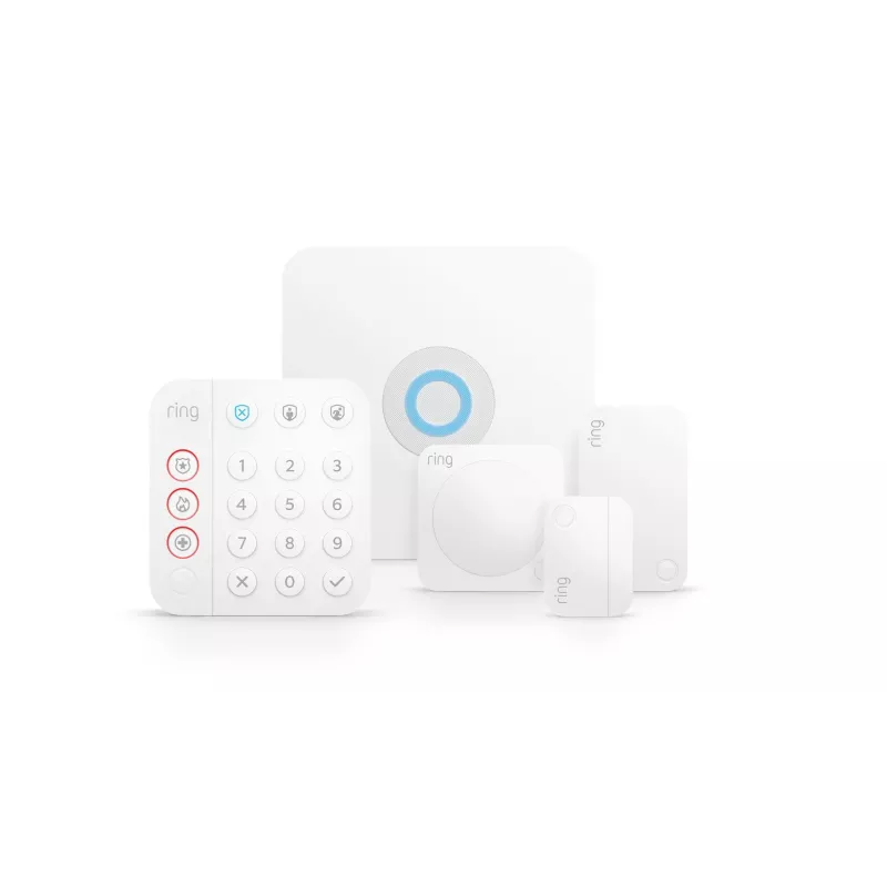 Ring Security Alarm 5 Piece Home Security Kit available form MiRO