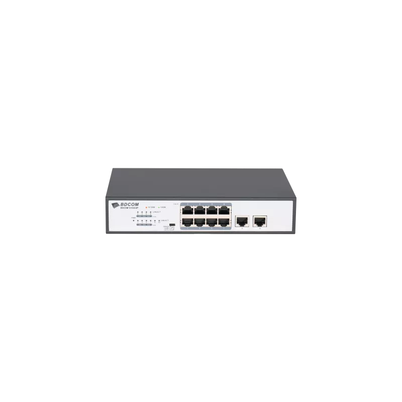 BDCOM Unmanaged 10-port Gigabit 120W POE Switch - MiRO Distribution