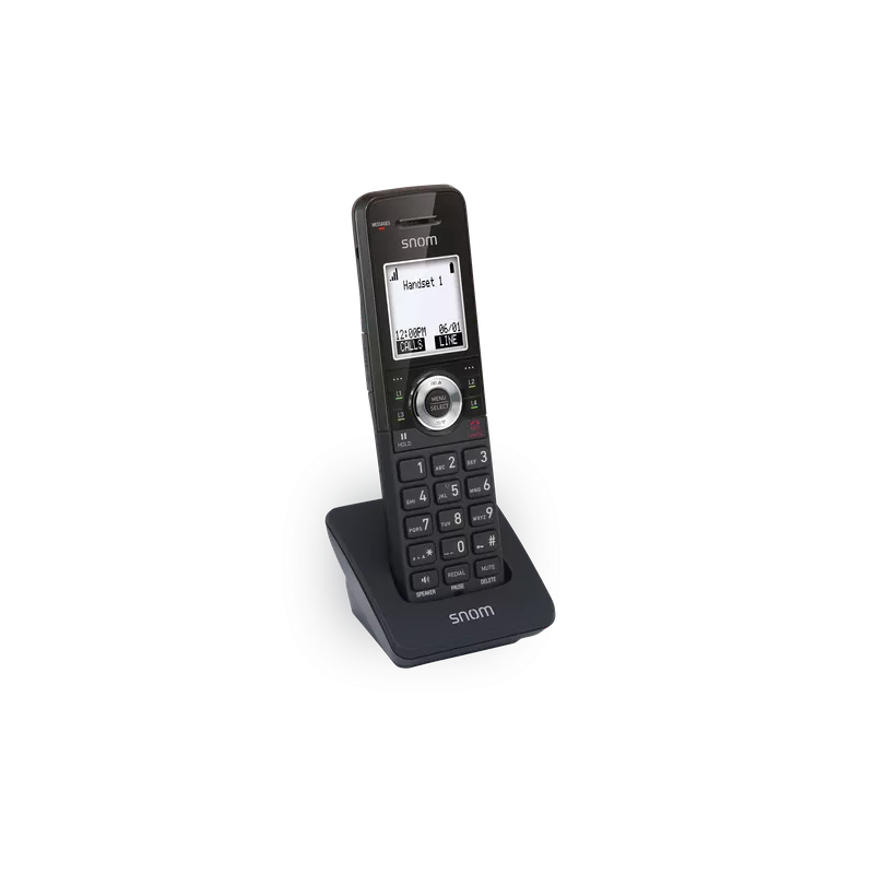 Snom M10-SC Singlecell DECT SIP Phone w/ Charging Base - MiRO Distribution