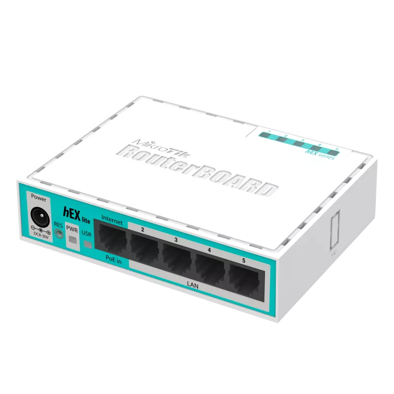 MikroTik hEX Lite Desktop Router - MiRO Distribution