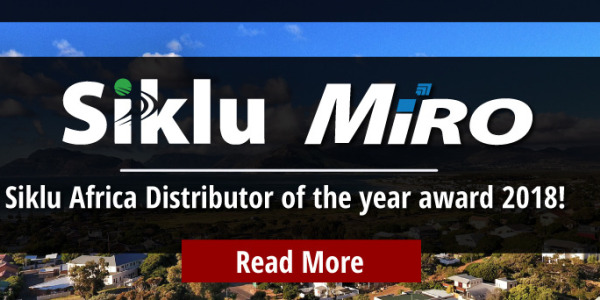 MiRO continues to up the ante after being awarded Siklu distributor of the year