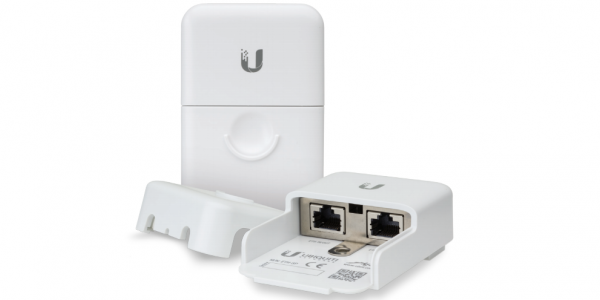 Get some peace of mind when it comes to lightning strikes with the Ethernet Surge Protector from Ubiquiti
